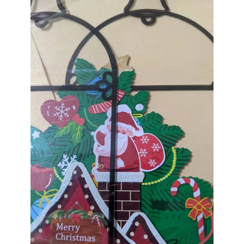 3/$20 Pop up 3D Christmas Greeting Card Santa Claus on the roof New